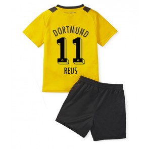 Borussia Dortmund Marco Reus #11 Hjemmedraktsett Barn 2022-23 Kortermet (+ Korte bukser)